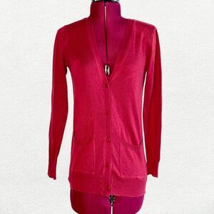 Unbranded Women's Burgundy Cardigan